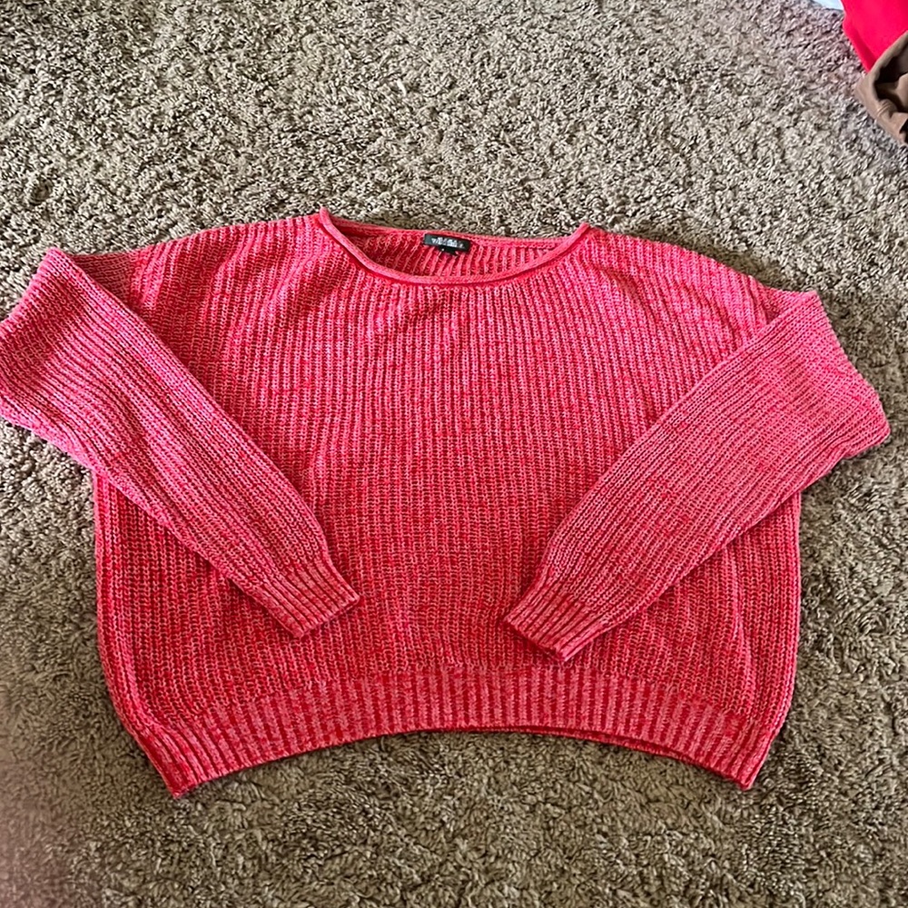 Red sweater size small